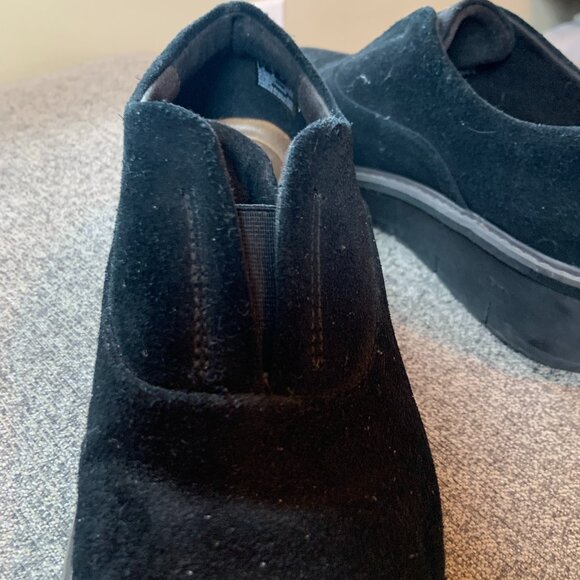 Clarks Black Suede Loafers - Picture 4 of 6